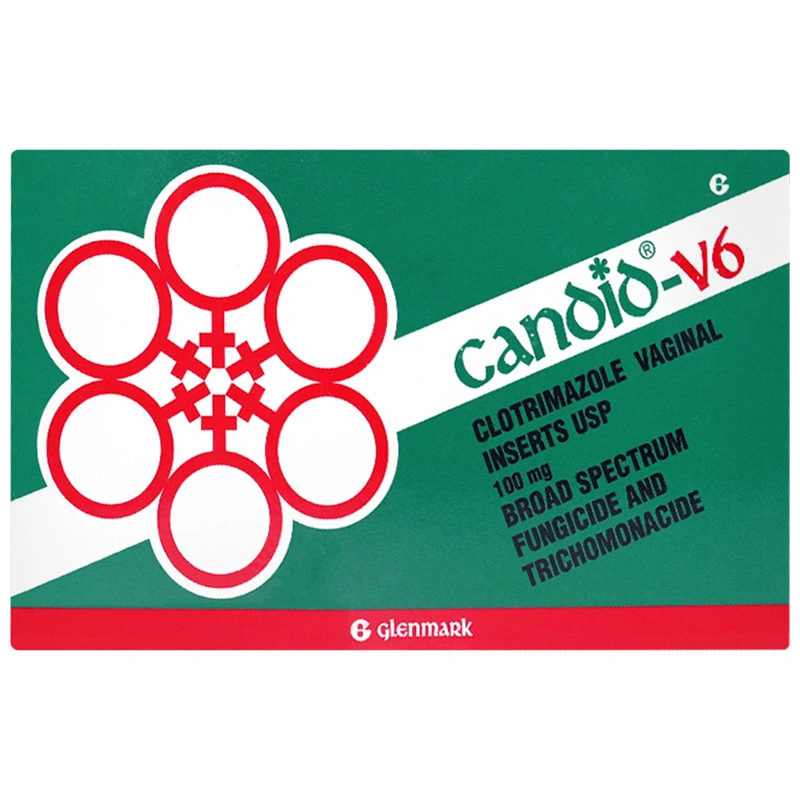 Viên đặt âm đạo Candid - V6 trị nhiễm Cadida âm đạo (1 vỉ x 6 viên) - 1
